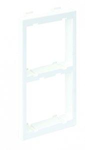 Фото Simon Connect S62-9 Адаптер для 2 модулей К45 (вертикал., белый)
