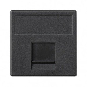 Фото Simon Connect K76-14 Крышка розетки информационной (RJ45, шторки, графит)