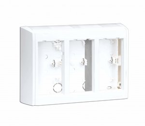 Фото Simon Connect S-Pro SBC300-14 Коробка монтажная 3 модуля (накладная, графит)