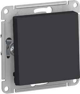 Фото Schneider Electric AtlasDesign ATN001015 Выключатель однокнопочный (10 А, под рамку, скрытая установка, карбон)