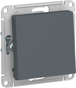 Фото Schneider Electric AtlasDesign ATN000761 Переключатель одноклавишный (10 А, под рамку, скрытая установка, грифель)