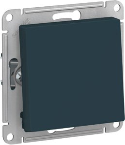 Фото Schneider Electric AtlasDesign ATN000861 Переключатель одноклавишный (10 А, под рамку, скрытая установка, изумруд)