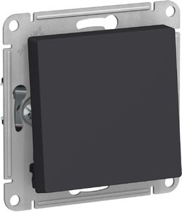 Фото Schneider Electric AtlasDesign ATN001061 Переключатель одноклавишный (10 А, под рамку, скрытая установка, карбон)