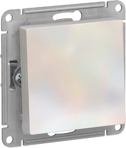 Фото Schneider Electric AtlasDesign ATN000471 Переключатель перекрестный одноклавишный (10 А, под рамку, скрытая установка, жемчуг)