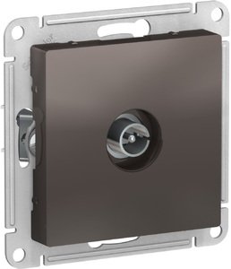 Фото Schneider Electric AtlasDesign ATN000693 Розетка телевизионная (TV, "звезда", под рамку, скрытая установка, мокко)