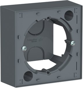 Фото Schneider Electric AtlasDesign ATN000700 Коробка для наружного монтажа (вертикальная, грифель)