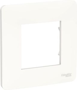 Фото Schneider Electric Unica Studio NU200218 Рамка 1-постовая/2-модульная (универсальная, белая)