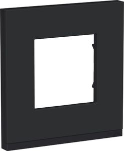 Фото Schneider Electric Unica Studio Pure NU600282 Рамка 1-постовая/2-модульная (универсальная, каучук)