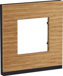 Фото Schneider Electric Unica Studio Pure NU600284 Рамка 1-постовая/2-модульная (универсальная, дуб)