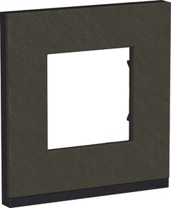 Фото Schneider Electric Unica Studio Pure NU600287 Рамка 1-постовая/2-модульная (универсальная, камень)