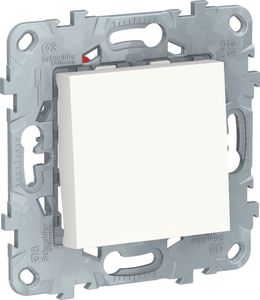Фото Schneider Electric Unica New NU520518 Переключатель одноклавишный перекрестный (10 А, под рамку, скрытая установка, белый)