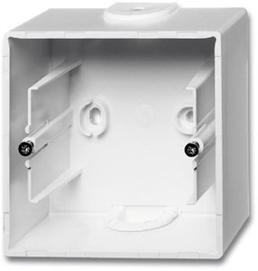 Фото ABB Basic55 2CKA001799A0974 Коробка для открытого монтажа (альпийский белый)