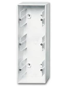 Фото ABB Basic55 2CKA001799A0976 Коробка тройная для открытого монтажа (альпийский белый)
