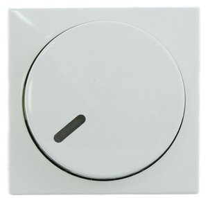 Фото ABB Basic55 2CKA006599A2928 Крышка роторного диммера (подсветка, альпийский белый)