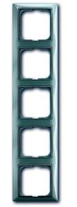 Фото ABB Basic55 2CKA001725A1525 Рамка 5-постовая (bistro-синий)