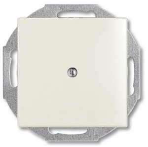 Фото ABB Basic55 2CKA001715A0316 Заглушка с суппортом (под рамку, с/у, chalet-белый)