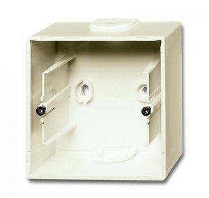 Фото ABB Basic55 2CKA001799A0968 Коробка для открытого монтажа (chalet-белый)