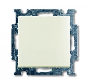 Фото ABB Basic55 2CKA001012A2189 Переключатель одноклавишный (10 А, под рамку, скрытая установка, chalet-белый)