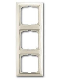 Фото ABB Basic55 2CKA001725A1513 Рамка 3-постовая (chalet-белый)