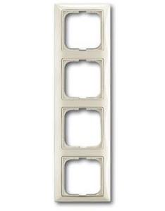 Фото ABB Basic55 2CKA001725A1514 Рамка 4-постовая (chalet-белый)