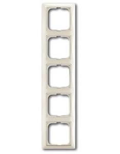 Фото ABB Basic55 2CKA001725A1515 Рамка 5-постовая (chalet-белый)
