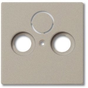 Фото ABB Basic55 2CKA001724A4311 Крышка розетки телевизионной (TV+Radio+(SAT), шампань)