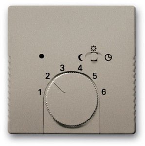 Фото ABB Basic55 2CKA001710A3931 Накладка терморегулятора поворотного (с переключателем, шампань)