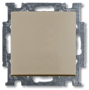 Фото ABB Basic55 2CKA001012A2169 Переключатель одноклавишный (10 А, под рамку, скрытая установка, шампань)