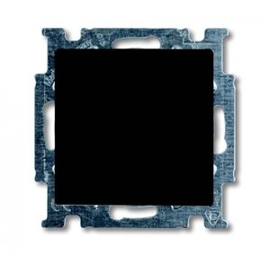 Фото ABB Basic55 2CKA001012A2174 Выключатель одноклавишный (10 А, под рамку, скрытая установка, chateau-черный)