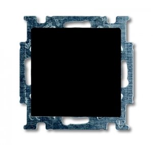 Фото ABB Basic55 2CKA001413A1095 Выключатель одноклавишный (Н.О. контакт, 10 А, под рамку, скрытая установка, chateau-черный)