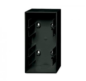 Фото ABB Basic55 2CKA001799A0966 Коробка двойная для открытого монтажа (chateau-черный)
