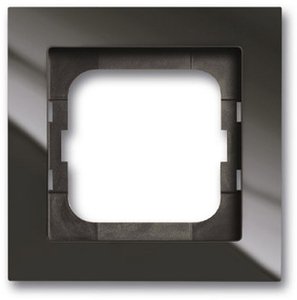 Фото ABB Busch-axcent 2CKA001754A4491 Рамка 1-постовая (chateau-черная)