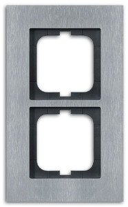 Фото ABB carat 2CKA001754A4255 Рамка 2-постовая (сталь)