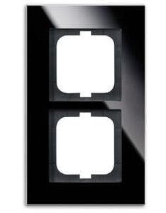 Фото ABB carat 2CKA001754A4323 Рамка 2-ая (стекло черное)