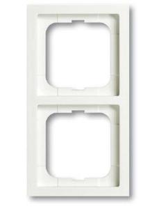 Фото ABB Future Linear 2CKA001754A4415 (белый бархат) Рамка 2-постовая