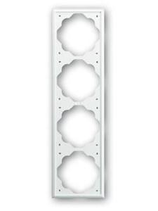 Фото ABB BJE Impuls 2CKA001754A4224 Рамка 4-ая (белая)