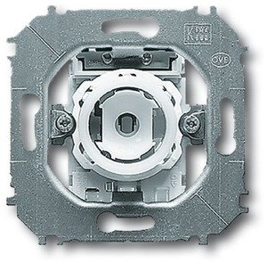 Фото ABB Impuls 2CKA001413A0871 Переключатель кнопочный одноклавишный (10 А, с возм. подсветки, механизм, скрытая установка)