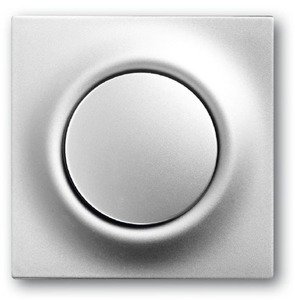 Фото ABB Impuls 2CKA001753A0067 Клавиша одиночная (подсветка, серебристо-алюминиевый)