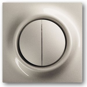 Фото ABB Impuls 2CKA001753A5333 Клавиша двойная (подсветка, шампань-металлик)
