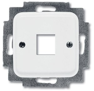 Фото ABB Reflex 2CKA001753A3833 Корпус телефонной/компьютерной розетки (RJ11/RJ45, прямой, альпийский-белый)