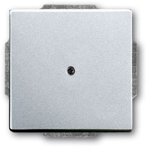 Фото ABB Future Linear 2CKA001710A3665 Вывод кабеля с суппортом (под рамку, с/у, серебристо-алюминиевый)