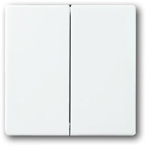 Фото ABB Carat/Busch-Axcent/Future Linear/Solo 2CKA001751A3076 Клавиша двойная (с возм. подсветки, белая)