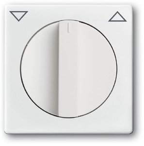 Фото ABB Carat/Future Linear/Solo/Busch-Axcent 2CKA001710A3172 Накладка для поворотного жалюзийного выключателя (маркировка, белая)