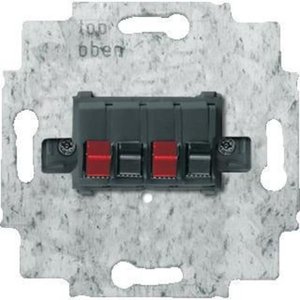 Фото ABB Busch-Jaeger 2CKA000230A0404 Розетка аудио (2xAudio, механизм, скрытая установка, черная)