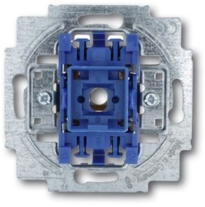 Фото ABB Busch-Jaeger 2CKA001413A0483 Выключатель одноклавишный Н.О. контакт (10 А, с возм. подсветки, механизм, скрытая установка)