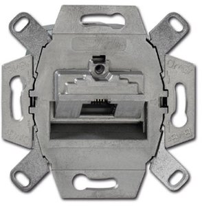 Фото ABB Alpha Exclusive/Alpha Nea 2CKA000230A0466 Розетка компьютерная (RJ11, RJ45, механизм, с/у)