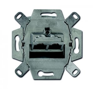 Фото ABB Alpha Exclusive/Alpha Nea 2CKA000230A0468 Розетка компьютерная (RJ11, RJ45, механизм, с/у)