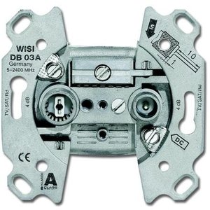 Фото ABB Busch-Jaeger 2CKA000230A0380 Розетка телевизионная (2xTV/Radio, механизм, скрытая установка)