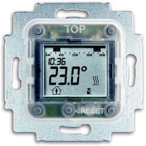 Фото ABB BJE 2CKA001032A0509 Термостат теплого пола с таймером (16 А, механизм, скрытая установка)