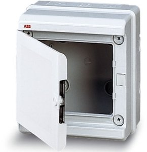 Фото ABB 12768 Europa Бокс навесной серый 205х220х140мм непрозр.дверь IP65
